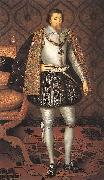 SOMER, Paulus van King James I of England r Spain oil painting reproduction